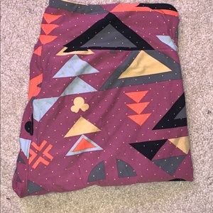LuLaRoe Mickey Mouse Geometric Leggings TC